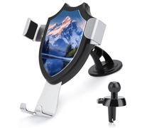 Rrtsmsgh Snow Mountain Car Phone Holder, Universal Adjustable Auto Phone Holder - Strong Suction Cup, Air Vent Cellphone Stand Car Mount for 4-6 Inch Phones
