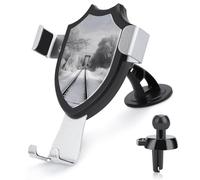 Rrtsmsgh Snowy Train Tracks Car Phone Holder, Universal Adjustable Auto Phone Holder - Strong Suction Cup, Air Vent Cellphone Stand Car Mount for 4-6 Inch Phones