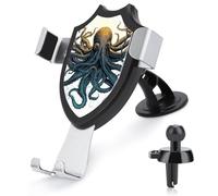 Rrtsmsgh Sun Ocean Octopus Car Phone Holder, Universal Adjustable Auto Phone Holder - Strong Suction Cup, Air Vent Cellphone Stand Car Mount for 4-6 Inch Phones