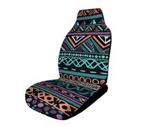 Rrtsmsgh Unique Aztec Pattern Car Seat Cover Front Seats Protector - Universal Fit, Non-Slip & Stretch 1PCS Automotive Seat Covers for Sedans, SUVs, Trucks