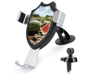 Rrtsmsgh Watermelon on The Ground Car Phone Holder, Universal Adjustable Auto Phone Holder - Strong Suction Cup, Air Vent Cellphone Stand Car Mount for 4-6 Inch Phones