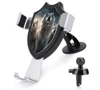 Rrtsmsgh Wolf Tribe Car Phone Holder, Universal Adjustable Auto Phone Holder - Strong Suction Cup, Air Vent Cellphone Stand Car Mount for 4-6 Inch Phones
