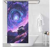 RRTYVFD Into The Vortex Shower Curtain Waterproof Mould 100% Polyester Fabric Soft Fabric Hotel Shower Curtain for Bathroom Bathtub 35.43x70.87Inch（90x180cm）