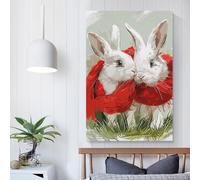RRTYVFD Love Cony Canvas Artwork for Wall Wall Art for Teenage Boys Bedroom Wall Decoration 20x30inch(50x75cm)