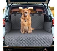 RRUFD Car Boot Protector for Audi A6 Avant C7 2011 2012 2013 2014 2015 2016, Universal Pet Boot Liner Protector Dog Boot Cover Non-Slip Scratchproof Dog Back Seat Cover,A Grey