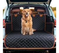 RRUFD Car Boot Protector for Mini Countryman R60 2010 2011 2012 2013 2014 2015 2016, Universal Pet Boot Liner Protector Dog Boot Cover Non-Slip Scratchproof Dog Back Seat Cover,E
