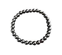 Rrunsv 1PCS Anti Swelling Black Anklet for Men's Magnetic Ankle Bracelet Adjustable Magnet Anklet Natural Stone Magnetic Anklet Rosary Bracelet (E, One Size)