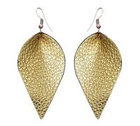 Rrunsv Earrings Small 1Pair Earrings Teardrop Earrings Handmade Set Lightweight Leather Earrings Leaf Earrings Large Earrings for Women Dangling (F, One Size)