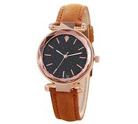 Rrunsv Women Watches in Bulk Net Watch Style Watch Watch Female Gift Red Same Trend Korean Watch Fashion Ladies Women's Watch Black Leather Band Watch Manual Wind Watch