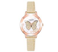 Rrunsv Womens Watches Silver Watch Men Watch Leather Band Women Creative Pattern Dress Watch Leather Strap Watch Stainless Steel Case Watches Personality Dial Women Gift for Readers Women