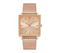 Rrunsv Wristwatch with Second Hand Small Fashion Band Scale Alloy Watch Mesh Women Diamond Women's Watch Ultra Slim Watches Wrist Watch for Elderly