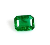 RRVGEM Certified Natural 2.55 Carat - 3.25 Ratti Zambian Emerald Panna Loose Gemstone for Men and Women, Lab Certified, No, Loose Gemstone, Emerald