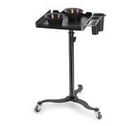 RRXIMHTT Salon Trolley Cart & 2 Magnetic Bowls - Hair Stylist Salon Cart With Height Adjustable Aluminum Tray, 360 Degree Caster Rolling Hair Extension Tool Tray For Tattoo & Beauty Station 1 Set