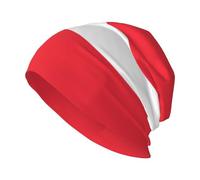 rrxnbcgg Austrian Flag Casual Knitted Hats Warm Knitted Hats ski Hats Suitable for Outdoor Sports and Travel Black