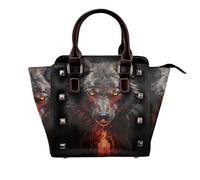 rrxnbcgg Bad Boy Red Wolf This stylish shoulder bag can be carried by hand or worn crossbody and is suitable for various occasions.