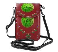 rrxnbcgg Big Eye Watermelon This microfiber leather pouch features multiple pockets, making it perfect for everyday outings.