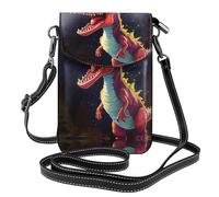 rrxnbcgg big-mouthed dinosaur This microfiber leather pouch features multiple pockets, making it perfect for everyday outings.