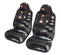 rrxnbcgg Black Mystery Heart Stone Car Seat Covers 2 Pack Breathable Washable Front Car Seat Protector Non-Slip Car Seat Cushion Waterproof Automotive Seat Cover for Cars Trucks SUV Front Seat