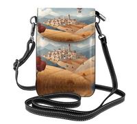 rrxnbcgg Cities and towns This microfiber leather pouch features multiple pockets, making it perfect for everyday outings.