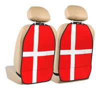 rrxnbcgg Denmark Danish Flag Car seat protector (2-pack): stain-resistant, claw-resistant, and easy to clean.