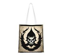 rrxnbcgg Devil Satan Canvas tote shopping bag, can be carried by hand or over the shoulder，for Travel, Work, Gym