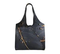 rrxnbcgg Enchanted Plant Leaves Lightweight Medium Reusable Grocery Shopping Cloth Bags, Suitable for DIY, Advertising, Promotion, Gift, Activity