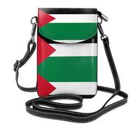 rrxnbcgg Flag of the State of Palestine This microfiber leather pouch features multiple pockets, making it perfect for everyday outings.
