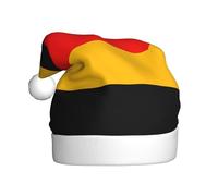 rrxnbcgg germany flag Printed adult plush Christmas hat, Christmas special holiday with festive atmosphere.