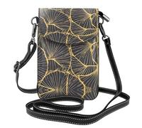 rrxnbcgg Golden Leaf This microfiber leather pouch features multiple pockets, making it perfect for everyday outings.