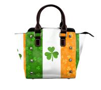 rrxnbcgg irish flag This stylish shoulder bag can be carried by hand or worn crossbody and is suitable for various occasions.