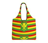 rrxnbcgg Native Hawaiian Flag Lightweight Medium Reusable Grocery Shopping Cloth Bags, Suitable for DIY, Advertising, Promotion, Gift, Activity