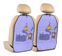 rrxnbcgg Sunflower seeds and cats Car seat protector (2-pack): stain-resistant, claw-resistant, and easy to clean.