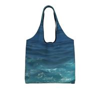 rrxnbcgg The Deep Ocean Lightweight Medium Reusable Grocery Shopping Cloth Bags, Suitable for DIY, Advertising, Promotion, Gift, Activity