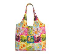 rrxnbcgg The evolution of cells Lightweight Medium Reusable Grocery Shopping Cloth Bags, Suitable for DIY, Advertising, Promotion, Gift, Activity