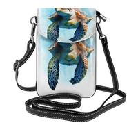 rrxnbcgg The turtles are swimming This microfiber leather pouch features multiple pockets, making it perfect for everyday outings.