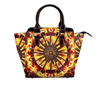 rrxnbcgg Turning the flame This stylish shoulder bag can be carried by hand or worn crossbody and is suitable for various occasions.
