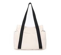 RRYPBOVG Commuter Tote Bag Women's Bag Designer Bags Commuting Shoulder Handbag Solid Color Tote Mommy Large Capacity Vacation(White)