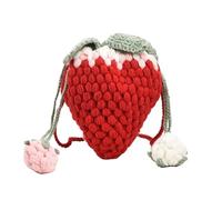 RRYPBOVG Crochet Bags For Women Handmade Diy Crossbody Bag Wool Knitted Flower Shoulder Crochet Small Bag(Color9)