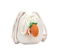 RRYPBOVG Crochet Bags For Women Handmade Diy Crossbody Bag Wool Knitted Flower Shoulder Crochet Small Bag(Color12)