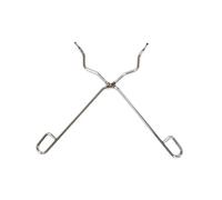RRYPBOVG Fire Pit Tongs Ire Tongs Fire Pit Firewood Stainless Steel Crucible Clamp(40cm)