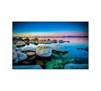 RRYPBOVG Fish Tank Background Aquarium Background Sticker Stone Sea View Poster Fish Tank Decoration Self Adhesive Wallpaper Background(30x40cm)