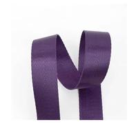 RRYPBOVG nylon Webbing Strap 5Meters 20/25/32/38/50mm 1mm Thick Solid Color Nylon Ribbon Band For Seat Belt Knapsack Webbing DIY Bag Strap Sewing Accessories(DarkPurple,32mm)
