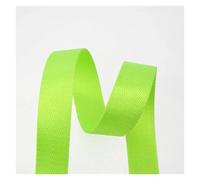 RRYPBOVG nylon Webbing Strap 5Meters 20/25/32/38/50mm 1mm Thick Solid Color Nylon Ribbon Band For Seat Belt Knapsack Webbing DIY Bag Strap Sewing Accessories(FluorescentGreen,32mm)