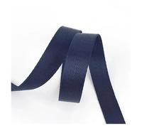 RRYPBOVG nylon Webbing Strap 5Meters 20/25/32/38/50mm 1mm Thick Solid Color Nylon Ribbon Band For Seat Belt Knapsack Webbing DIY Bag Strap Sewing Accessories(DarkBlue,50mm)
