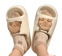 RRYPBOVG Open Toe Slippers Women Thick Sole Women Slippers Slides Bathroom Beach Indoor Sandals Shoes(White,44-45)