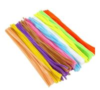 RRYPBOVG Pipecleaners For Craft 500pcs DIY Kid Creative Plush Chenille Sticks Stem Pipe Cleaner Hand Craft accessories child toys school art class part(Lt Colorful)