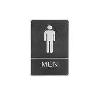 RRYPBOVG Toilet Signs For Door 1PC Bathroom Mark Label Removable Back Self-Adhesive Toilet WC Sign Wall Sticker DIY Decor Washroom Sign Mark Office(Men)