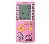 Rs-100 Tetris Game Console Classic Block Game Puzzle Games Player Handheld Game Machine Brick Games Batteries Not Includedbeyamis - KM Pink