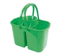 RS 14L GREEN Double Mop Bucket & Wringer 8+6ltr 102950G