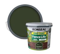 Ronseal 38291 One Coat Fence Forest Green 5 Litre